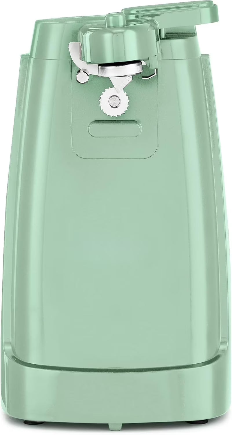 Electric Can Opener and Knife Sharpener Multifunctional Jar and Bottle Opener with Removable Cutting Lever and Cord Storage Stainless Steel Blade, – Durable Stainless Steel Construction with a Practical Everyday Design – Catalog Item 123