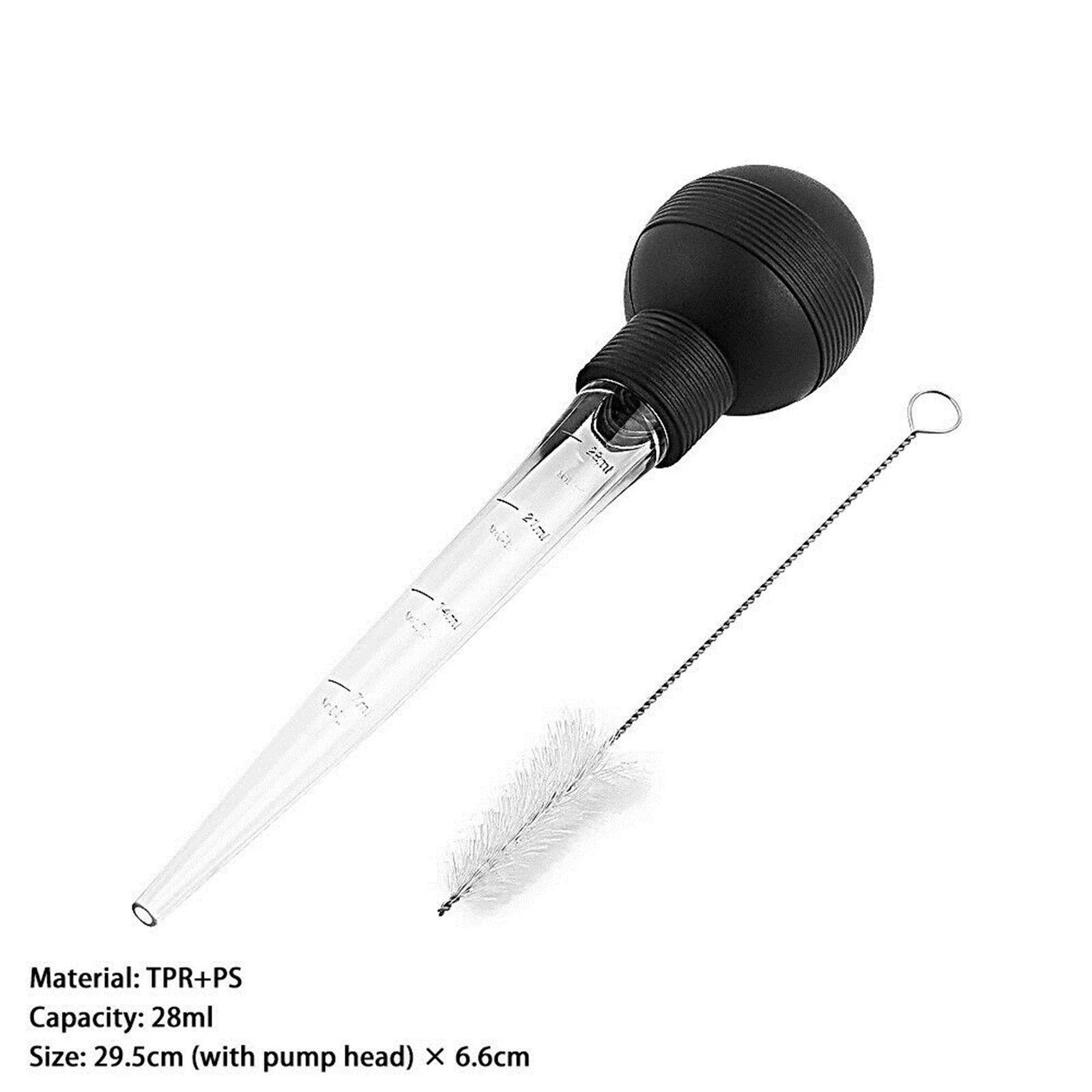 Hiroekza Turkey Baster 28ml Meat Baster Kitchen Utensil For Turkey Beef Pork Roasting Chicken Kitchen Gadgets Clearance – Everyday Kitchen Functionality with a Practical Everyday Design
