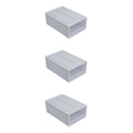3pcs Drawer Clothes Storage Box Closet Storage Organizer Holder Box for Children Kids RoomNursery Playroom Blue – Everyday Household Format with a Practical Everyday Design