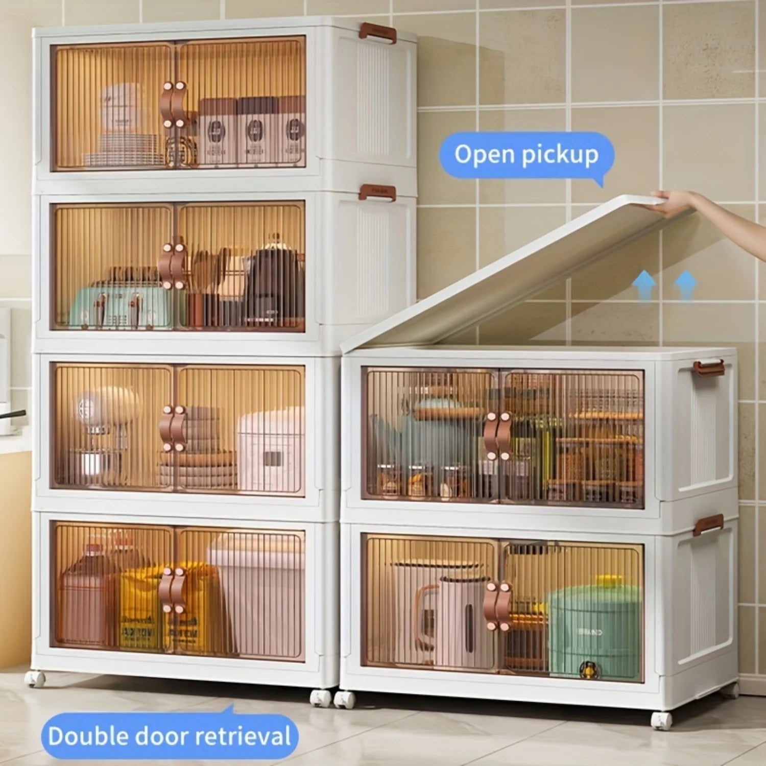 5-layer folding storage box magnetic cabinet door plastic drawer storage rack suitable for bedrooms study rooms toy rooms offices easy and convenient to move multi-layer storage box – Practical Home Organization with a Practical Everyday Design