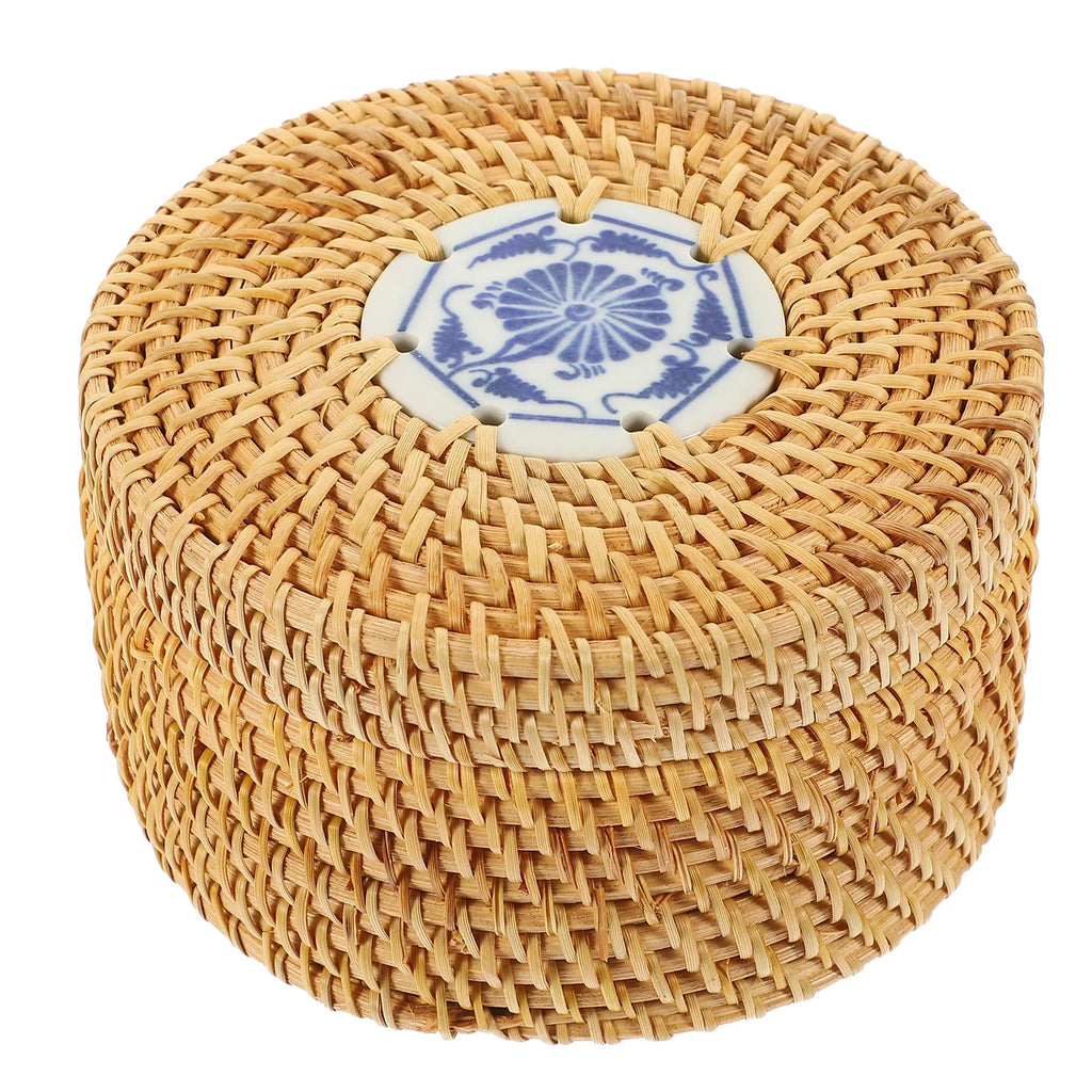 Toy Rattan Nut Box Household Storage Container 14X14X8CM – Practical Home Organization with a Practical Everyday Design