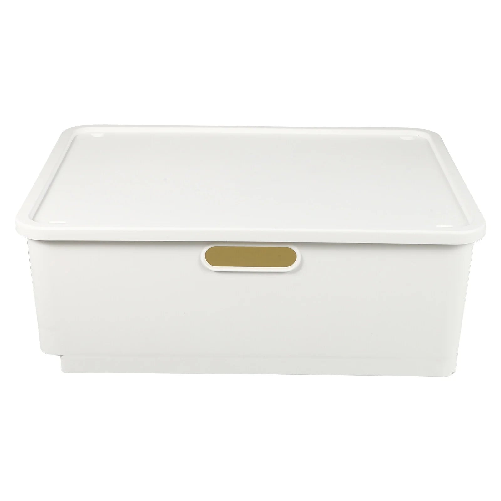 Japanese Storage Box Kitchen Shelves Basket Containers with Lids White – Everyday Household Format with a Practical Everyday Design
