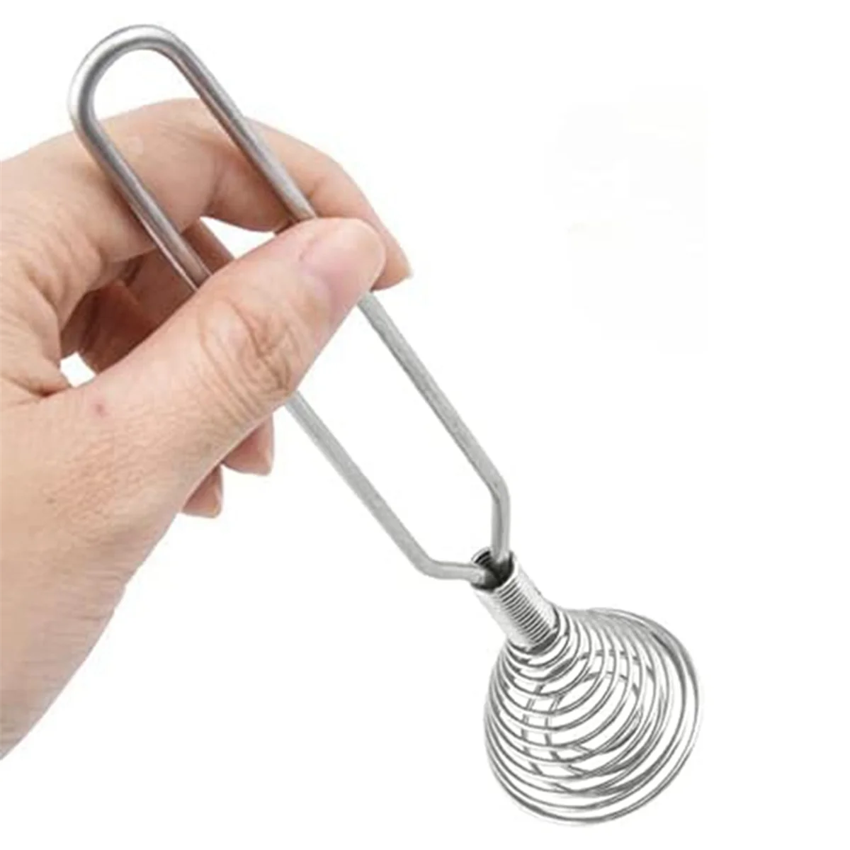 Stainless Steel Spring Coil Whisk Wire Whip-Cream Egg Beater -Cream Hand Mixer Kitchen Tool Accessories for Mixing – Durable Stainless Steel Construction with a Practical Everyday Design