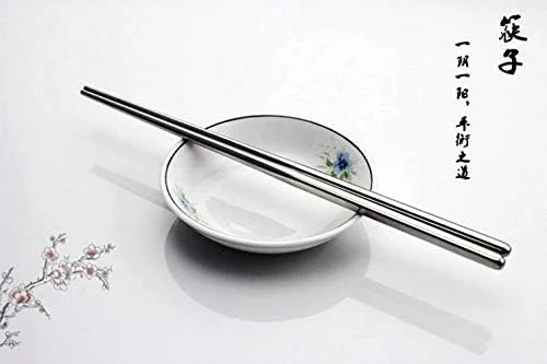 Stainless Steel Chopsticks Metal Reusable Dining Chopsticks 10 Pairs$$Home Decor Kitchen & Other – Durable Stainless Steel Construction with a Practical Everyday Design