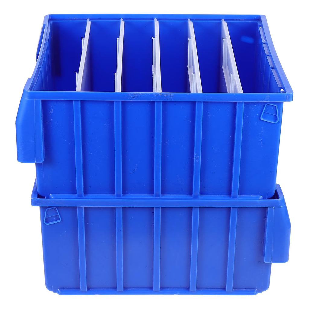 Parts Box Screw Partitions Design Blue Storage Container – Compartmented Organization with a Practical Everyday Design