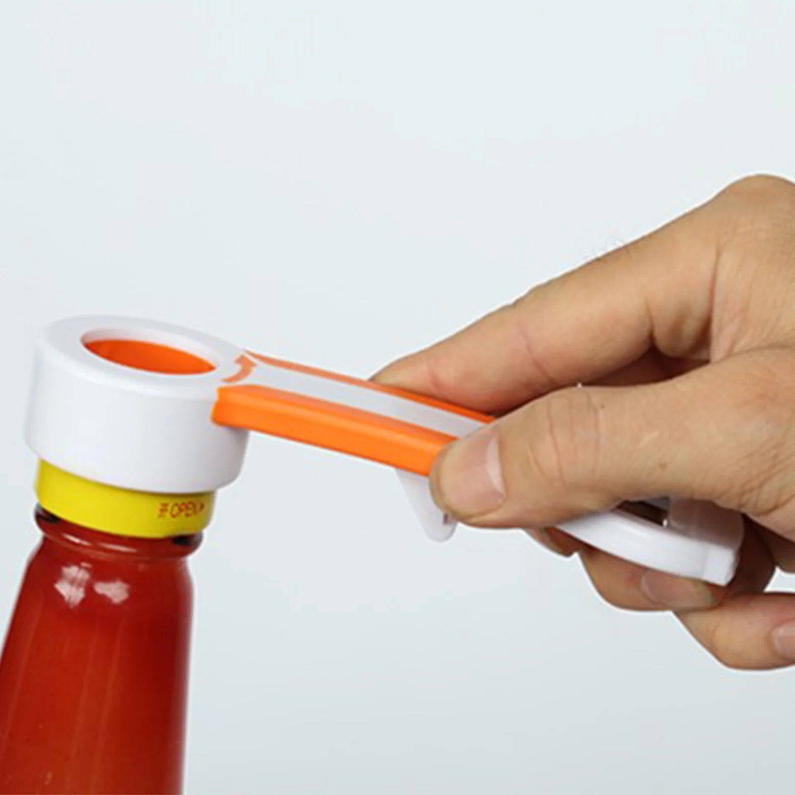 Hiroekza Jar Opener 4-in-1 Grip Bottle Opener Jar Opener - Easily Opens Twists Caps Bottle Caps Canning Lids And Can Tabs Kitchen Gadgets Clearance – Convenient Drink Preparation with a Practical Everyday Design