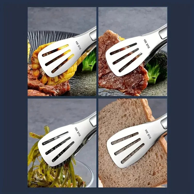 3 Pcs Stainless Steel Food Clips and Barbecue ForksSmallMediumLarge Three Size SetHigh Quality StructureMeat Salad Bread GrippersEssential Camping Kitchen Tools for Outdoor Tr – Durable Stainless Steel Construction with a Practical Everyday Design