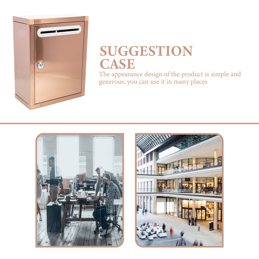 Letter Storage Box Suggestion Collection Box Complaint Container for Office Factory – Practical Home Organization with a Practical Everyday Design
