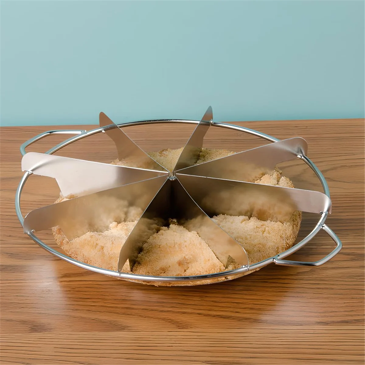 Stainless Steel Pie Cutter Circle Pie Cutting Tool Baking Accessories for Equal Slices – Durable Stainless Steel Construction with a Practical Everyday Design