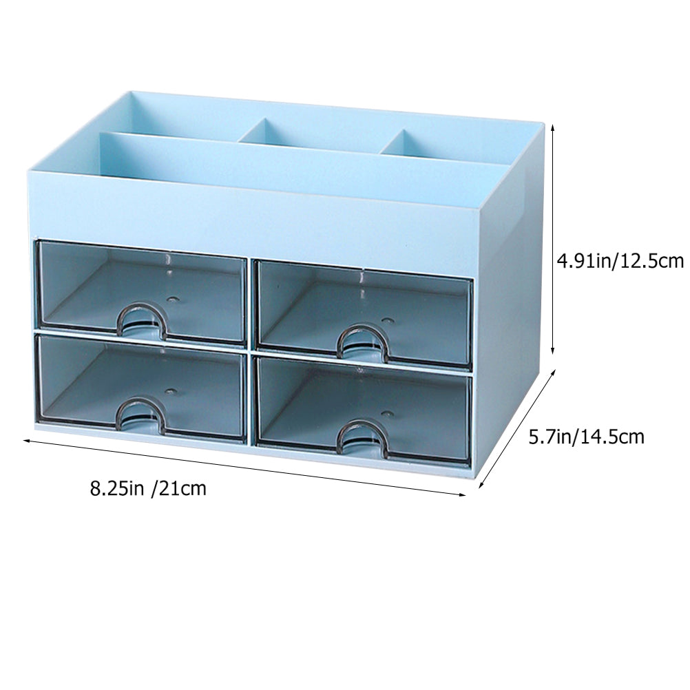 Storage Drawers Box Structure Multi-function Stationery Organizer – Multiroom Organization Format with a Practical Everyday Design