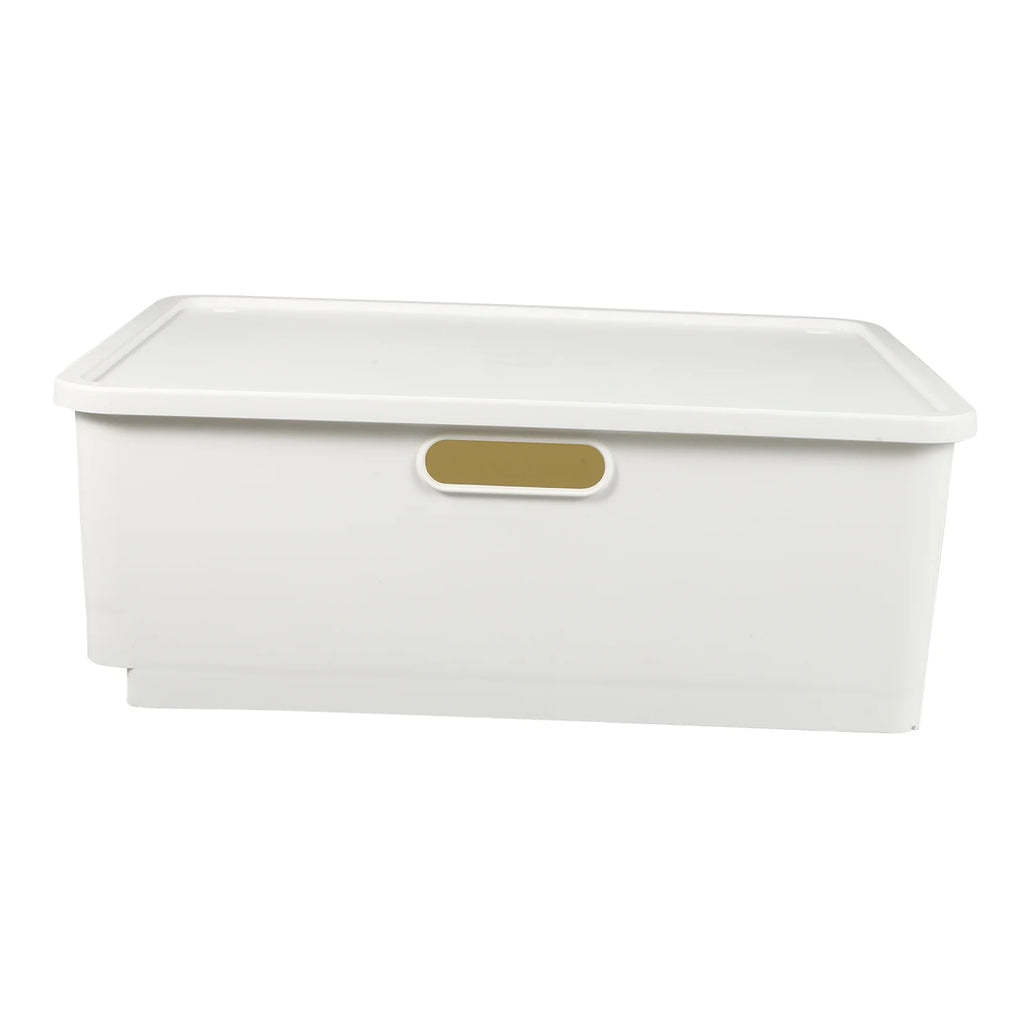 Storage Containers with Lids Japanese Box Organizing Desktop – Secure Lid Design with a Practical Everyday Design