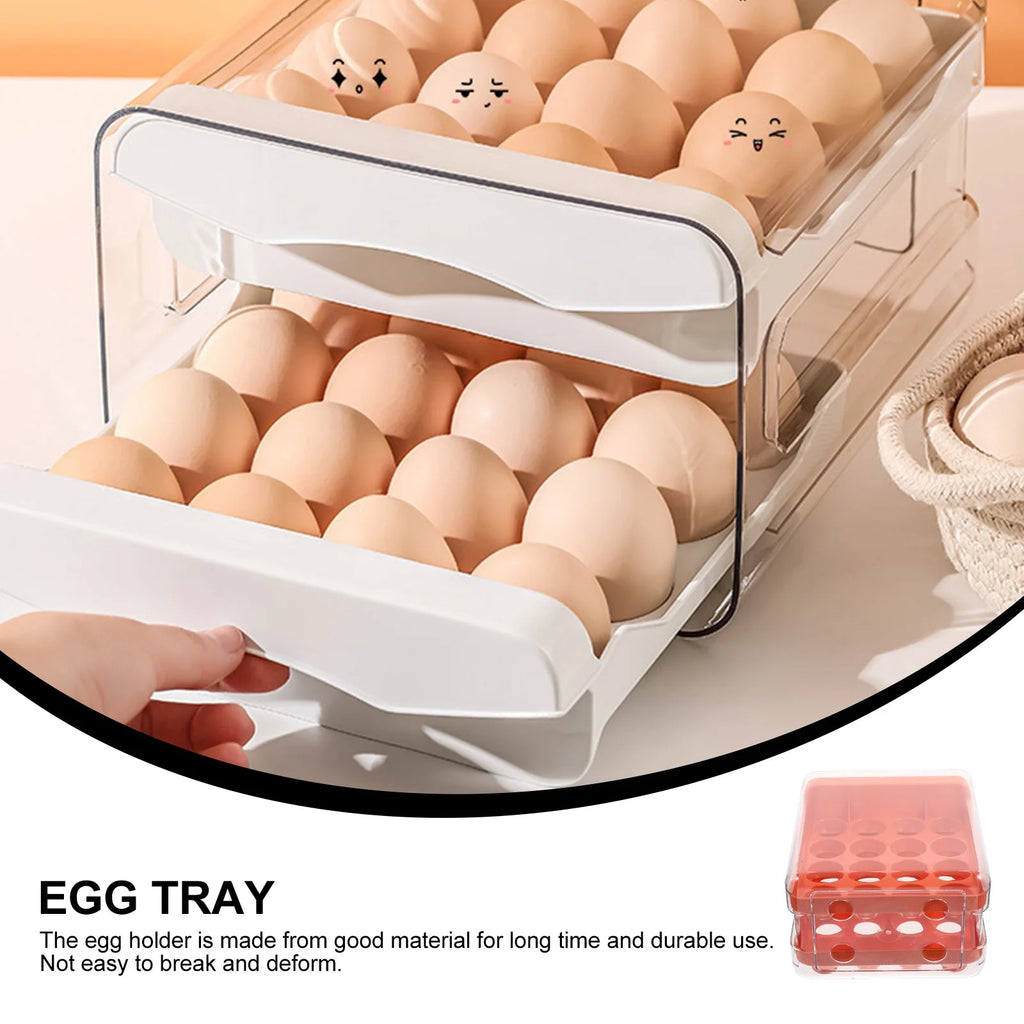 Holder Decor Egg Storage Box Egg Storage Shelf 21.5x22.5x14cm Orange – Practical Home Organization with a Practical Everyday Design