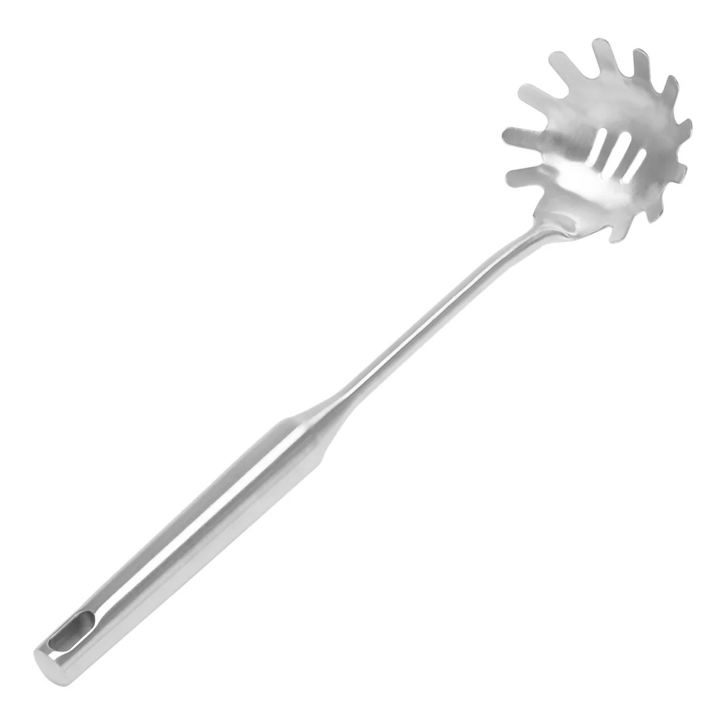 4 Pieces Stainless Steel Spaghetti Server Set Stainless Steel Spaghetti Pasta Tong Pasta Spoon Server Fork,2 x clip 2 x spoon,Silver – Durable Stainless Steel Construction with a Practical Everyday Design