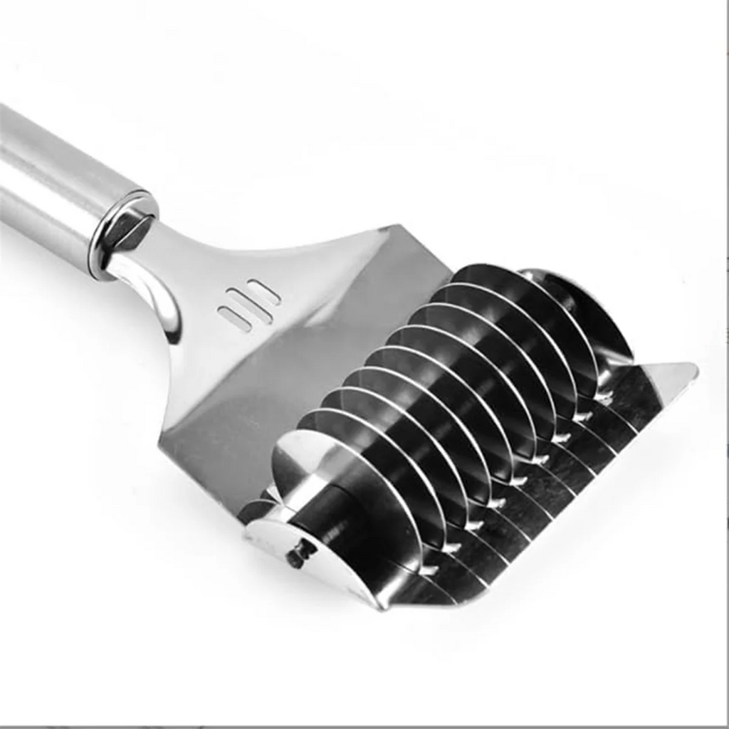High Grade Stainless Steel Noodle Lattice Roller Dough Cutter for Kitchen Cooking Tools – Durable Stainless Steel Construction with a Practical Everyday Design