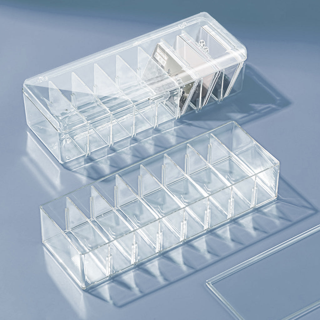 Card Game Business Cards Card Storage Box Travel 26X10X7.5CM Transparent – Clear-View Organization with a Practical Everyday Design