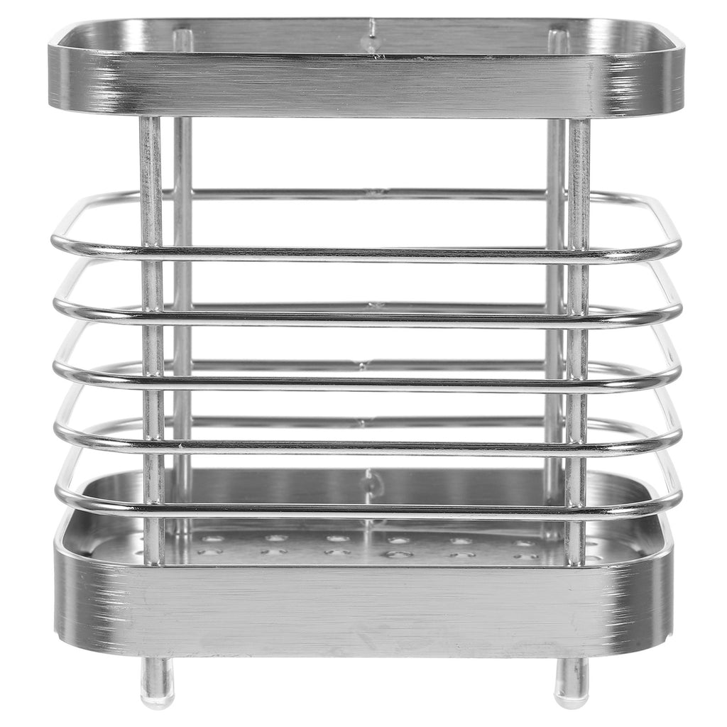 unbranded 2pcs Stainless Steel Cutlery Holder Kitchen Worktop Spoon Stand Space-saving Kitchen Utensil Holder – Durable Stainless Steel Construction with a Practical Everyday Design
