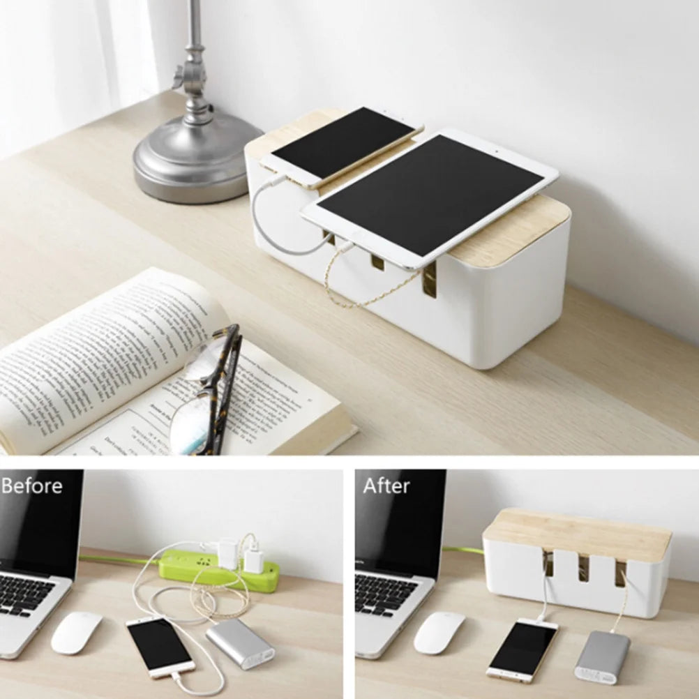 Power Cord Storage Box Wire Cords Travel Organizer Case The – Multiroom Organization Format with a Practical Everyday Design