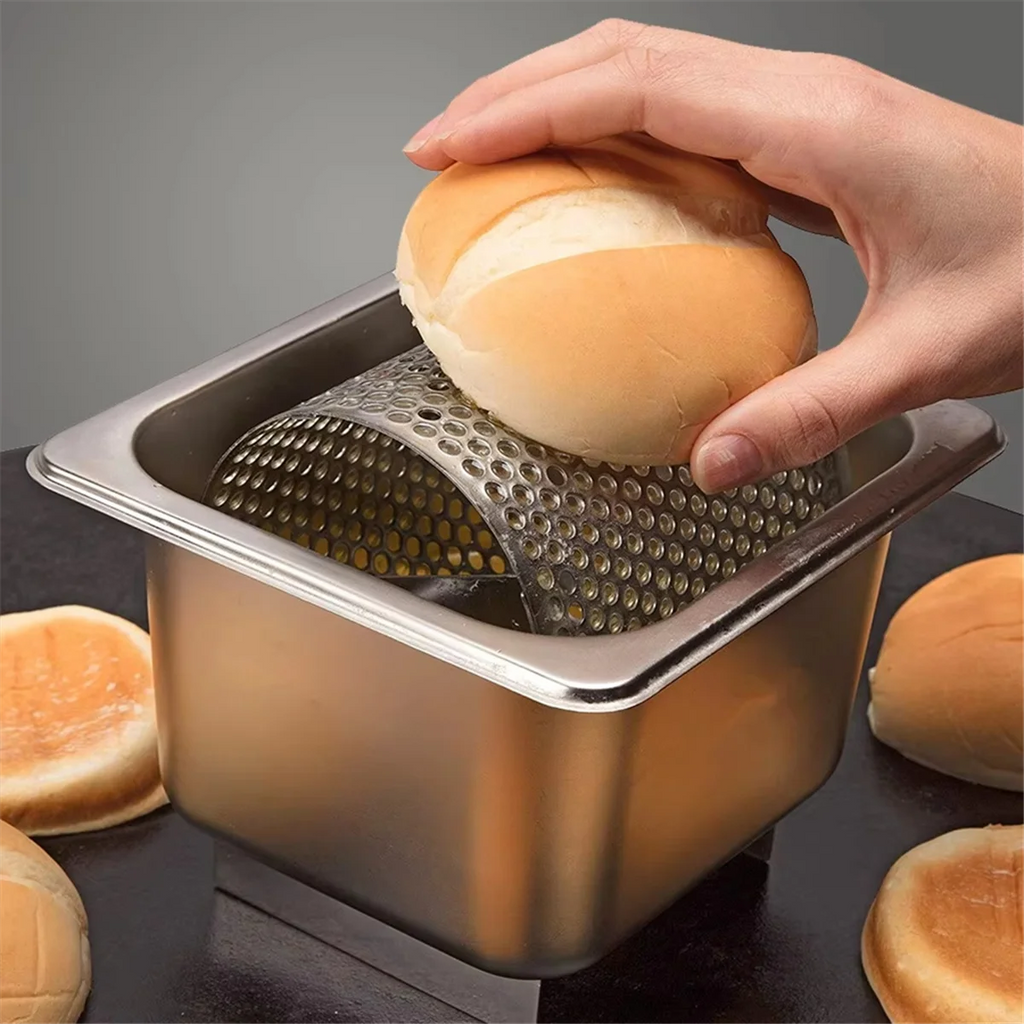 Stainless Steel Butter Wheel - Melted Dispenser for Even Spreading Essential Kitchen Gadget American Burgers – Durable Stainless Steel Construction with a Practical Everyday Design