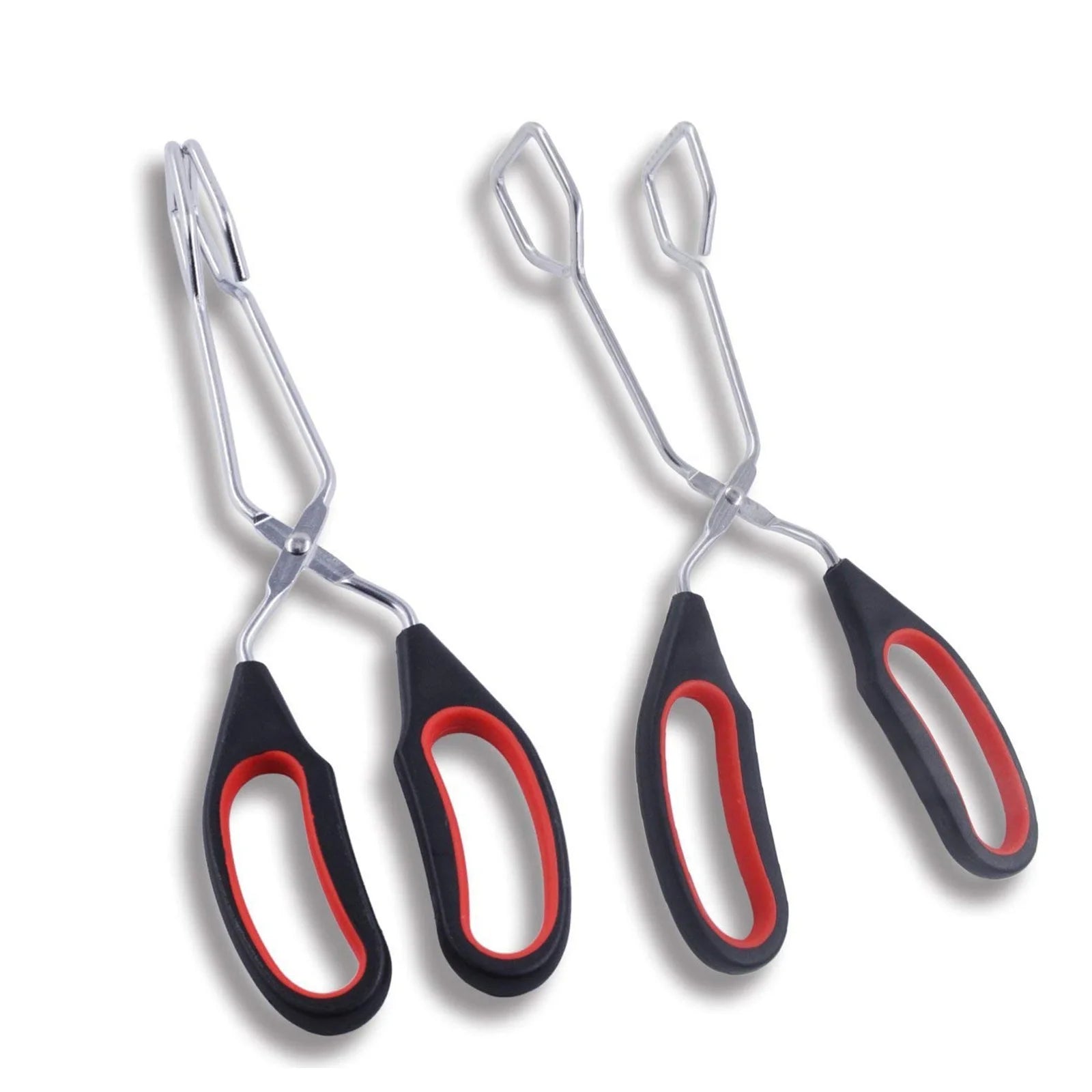 Scissor Tongs with Silicone Tips 23.5x7.5cm Stainless Steel Nonstick Kitchen Cooking Tool – Durable Stainless Steel Construction with a Practical Everyday Design
