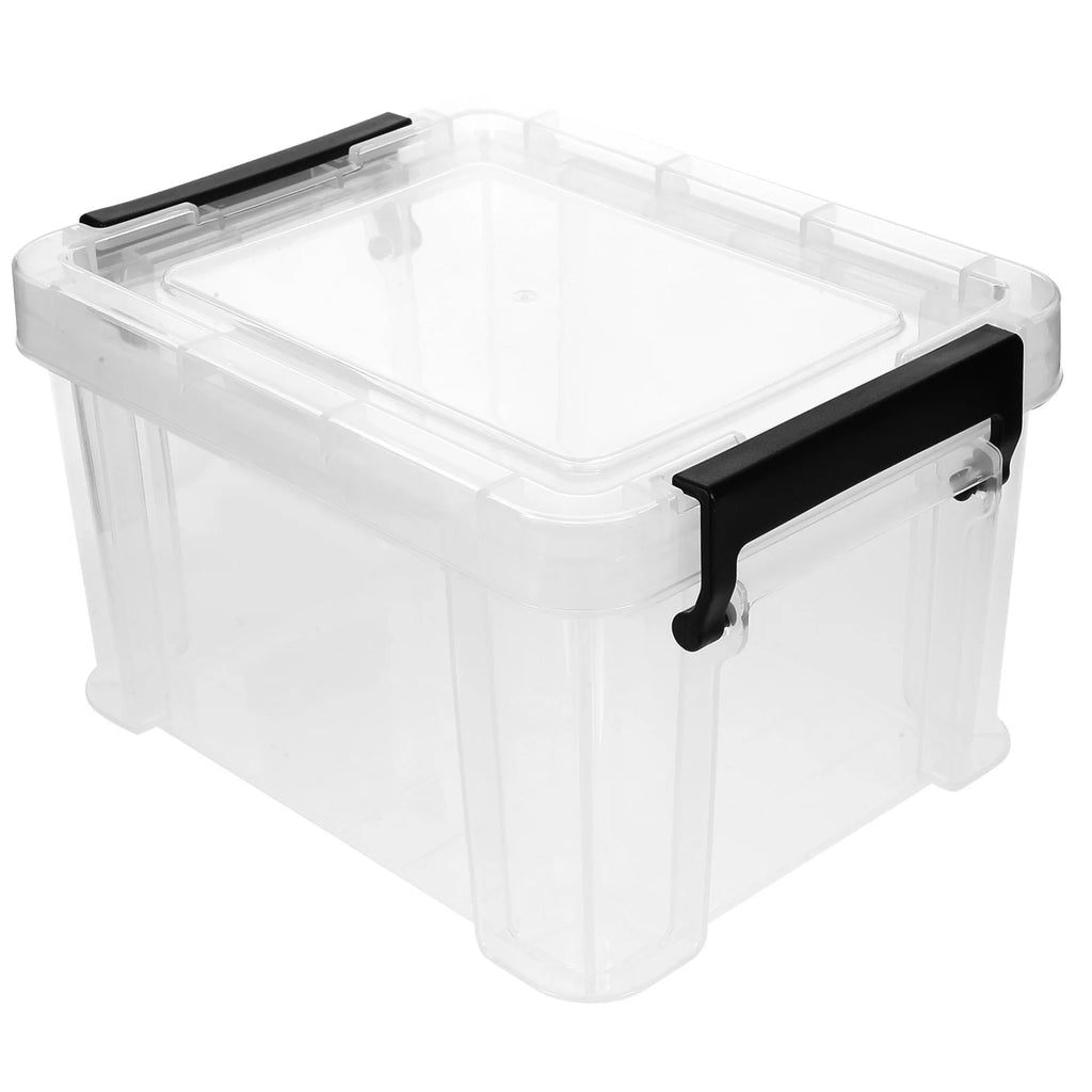 Lids Office Stationery Storage Box 21X16.4X12.5CM Transparent – Clear-View Organization with a Practical Everyday Design