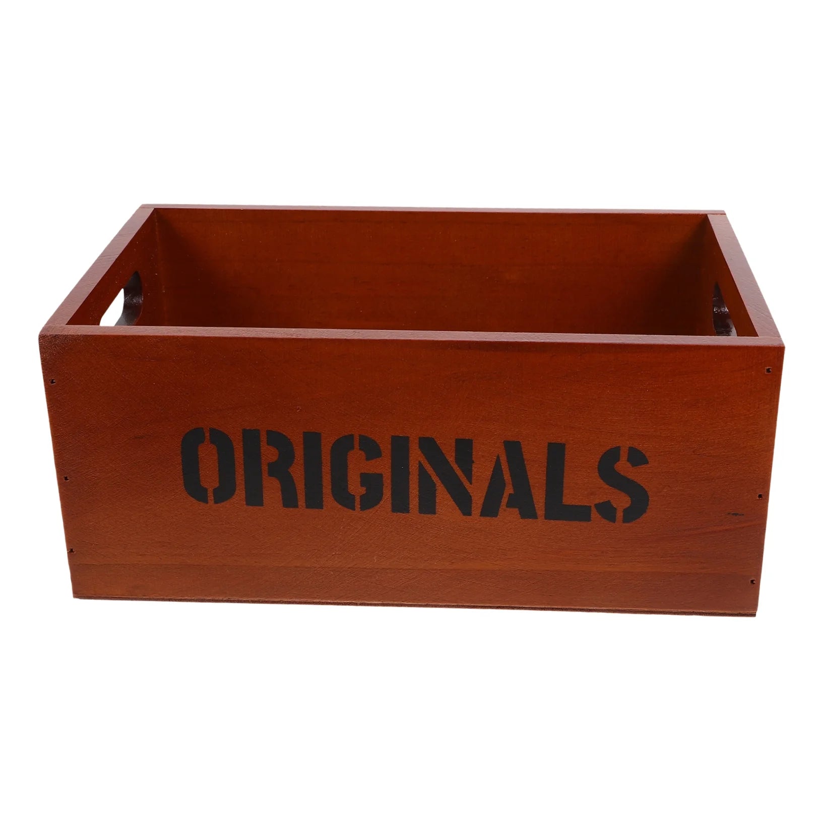 Monitor Stand Cube Storage Wooden Storage Box Office 26.00X16.00X11.00CM Brown – Natural-Look Construction with a Practical Everyday Design