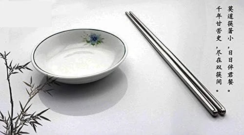 Stainless Steel Chopsticks Metal Reusable Dining Chopsticks 10 Pairs$$Home Decor Kitchen & Other – Durable Stainless Steel Construction with a Practical Everyday Design