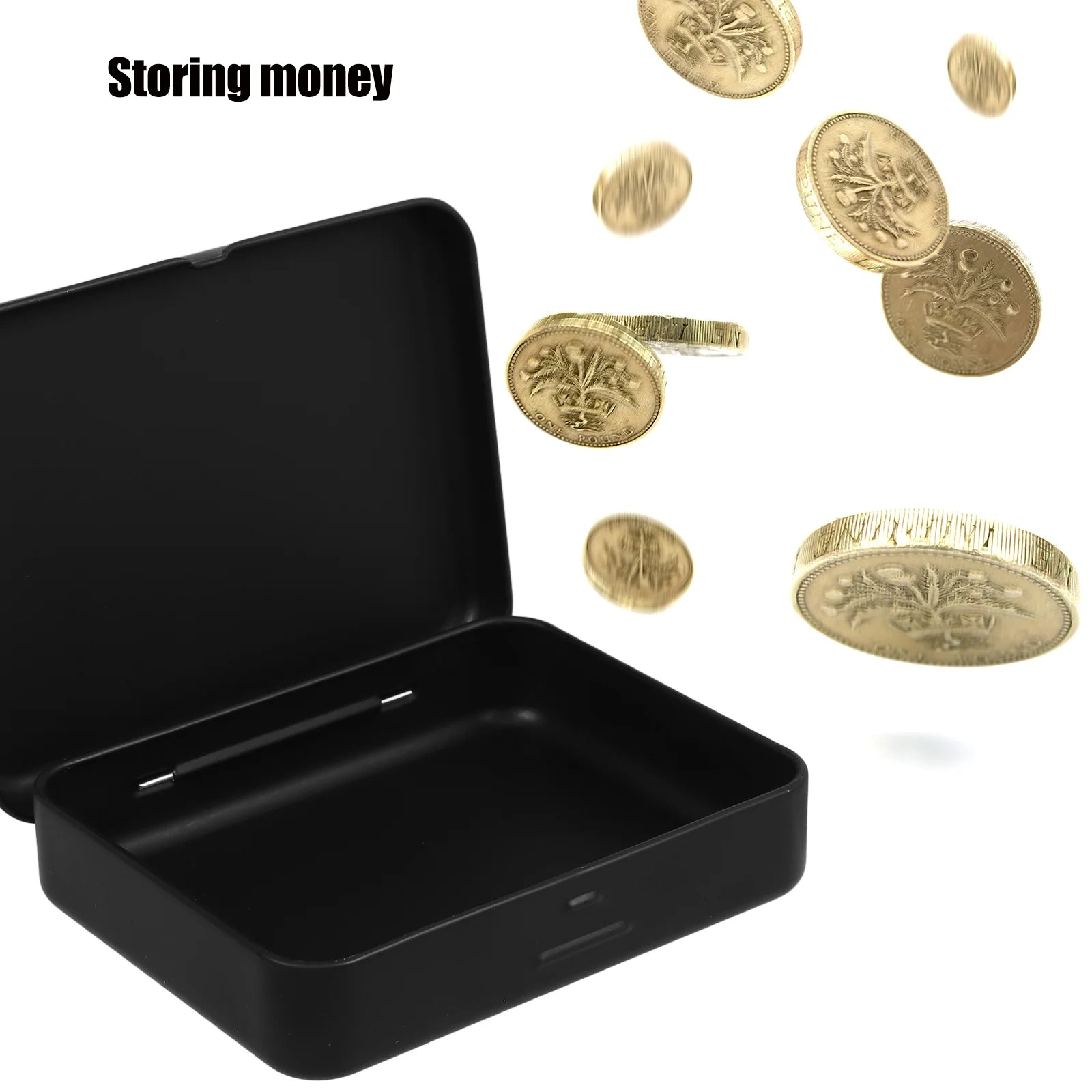 Toy Accessories Iron Storage Box Child 10.50X8.50X2.20CM Black – Everyday Household Format with a Practical Everyday Design