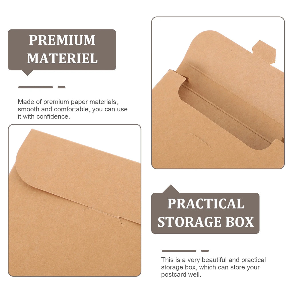 20 Boxes Storage Bins Postcard Organizer Packaging – Practical Home Organization with a Practical Everyday Design