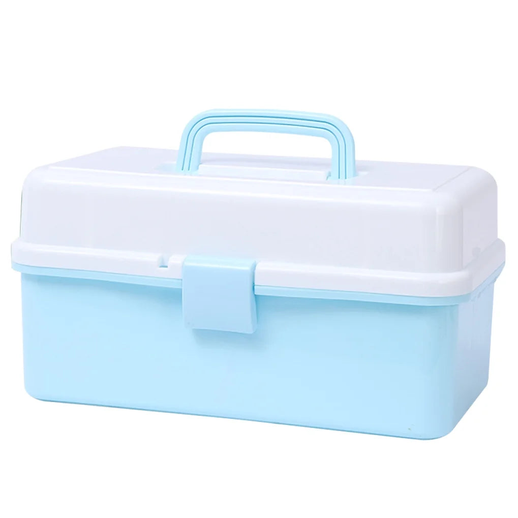 Organizer Boxes Art Tools Storage Container Blue Child – Practical Home Organization with a Practical Everyday Design