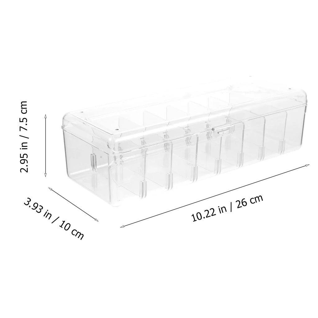 Card Game Business Cards Card Storage Box Travel 26X10X7.5CM Transparent – Clear-View Organization with a Practical Everyday Design