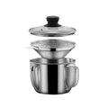Stainless Steel Fat Separator 1L/4 Cup Gravy Grease with Strainer and Glass Lid Soup Oil Cup – Durable Stainless Steel Construction with a Practical Everyday Design