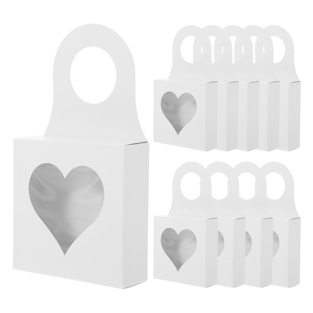 25 Pcs Storage Boxes with Lids Red Wine Bottle Hook Box 9.00X9.00X3.00CM White – Secure Lid Design with a Practical Everyday Design