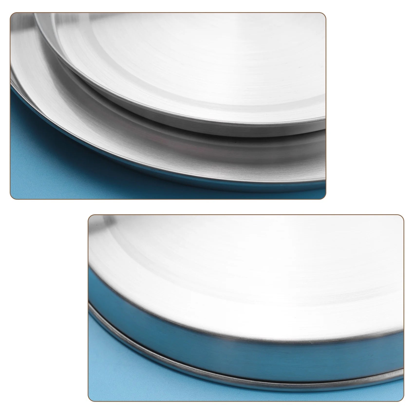 4Pcs Stainless Steel Hob Covers Stove Plate Top Cooker Protector Kit Set Utensils 17/21CM Kitchen Accessories – Durable Stainless Steel Construction with a Practical Everyday Design